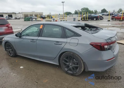 2025 Honda Civic Sport из США, поврежденный, VIN 2HGFE2F5XSH576561